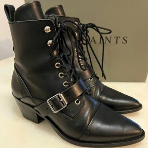 All Saints Black Boots